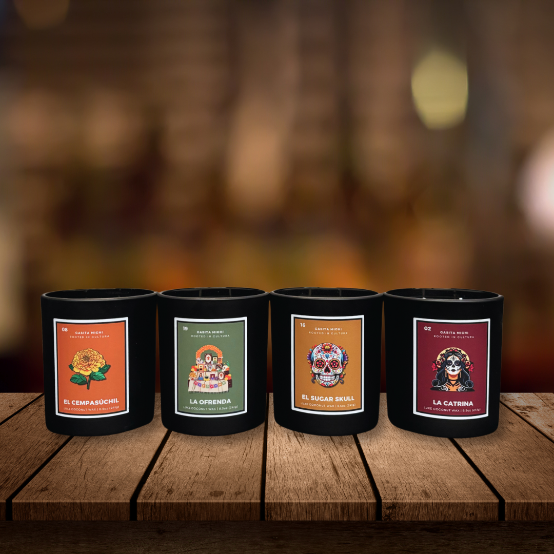 La Catrina | Día de los Muertos Lotería Candle