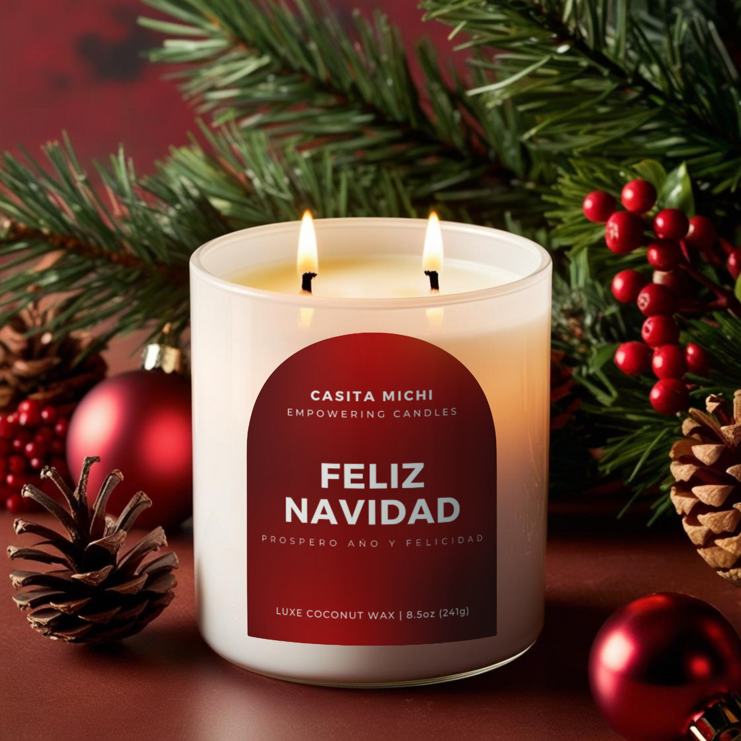 Feliz Navidad | Latiné Holiday Candle