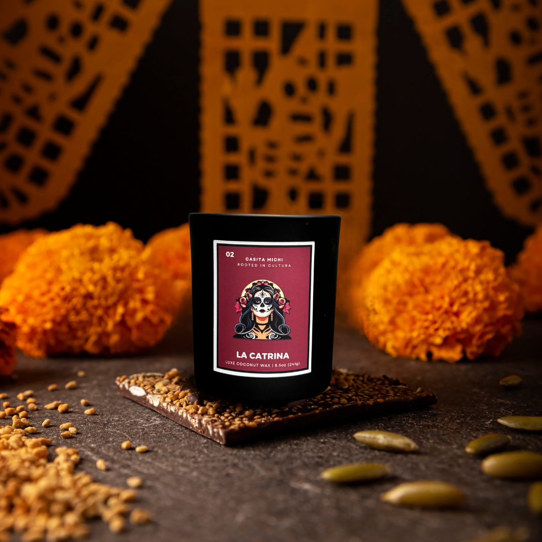 La Catrina | Día de los Muertos Lotería Candle