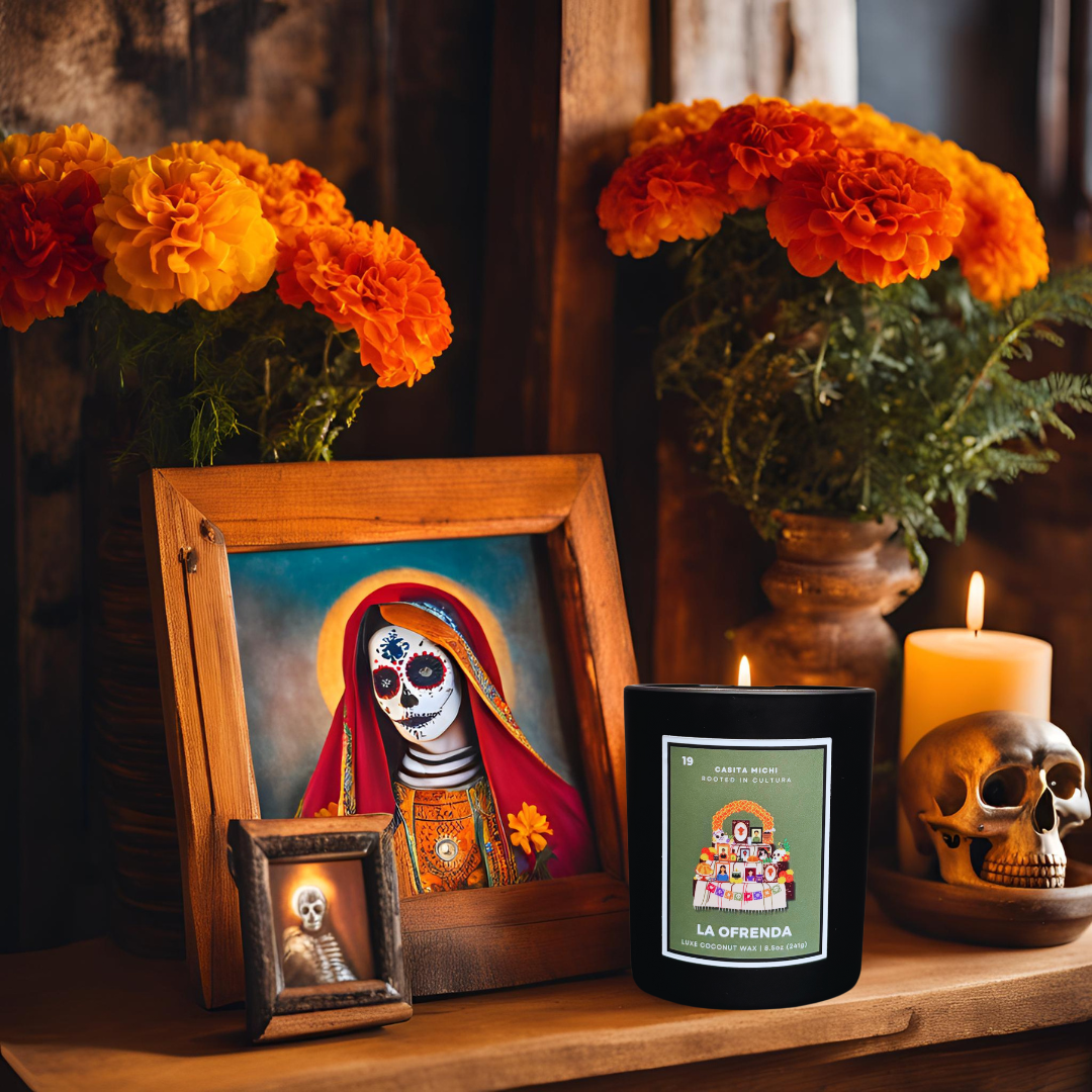 La Ofrenda | Día de los Muertos Lotería Candle