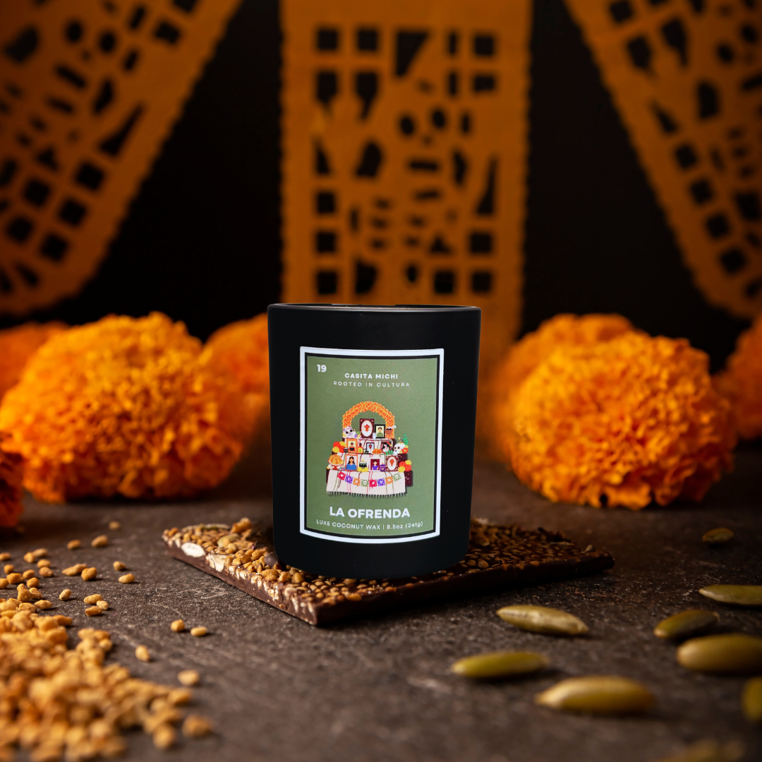 La Ofrenda | Día de los Muertos Lotería Candle